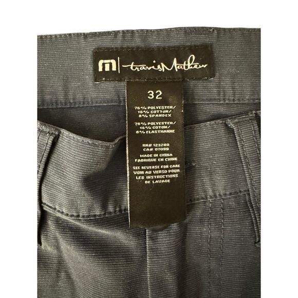 Travis Mathew Blue Activewear Pants Mens 32 X 32 Stretch Performance Golf Slacks - Picture 4 of 7